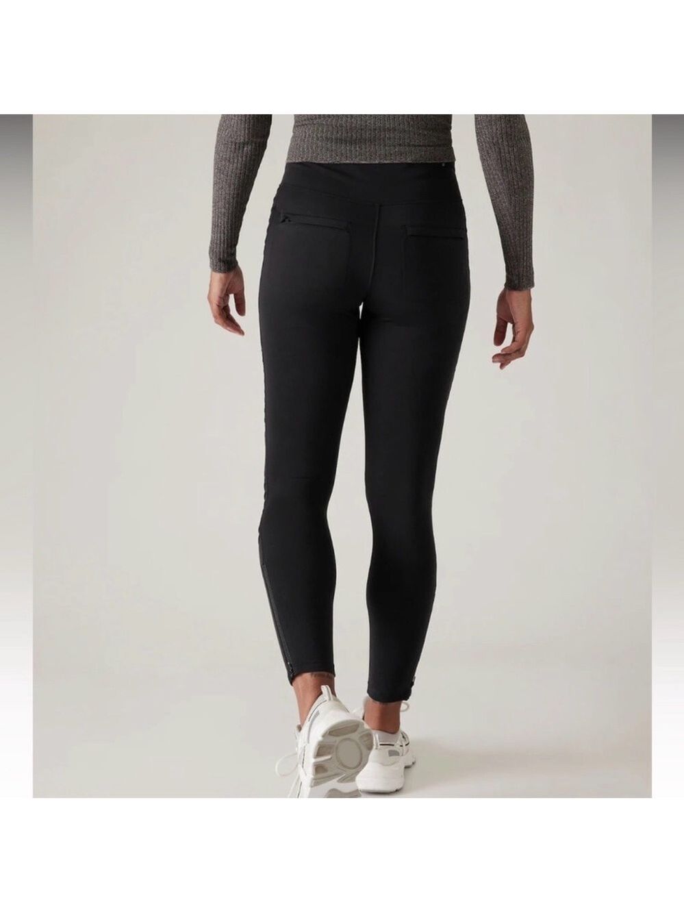 Athleta Women’s Delancey Moto Tight Black Size Small - Picture 11 of 13